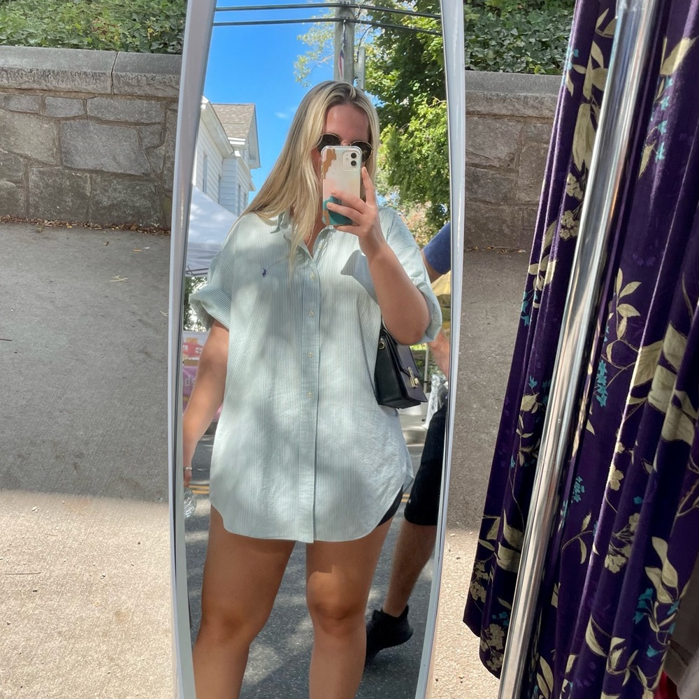 Ralph Lauren Oversized Seersucker Shirt